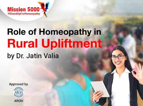 Role of Homoeopath in Rural Upliftment
